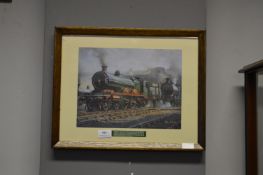 Framed print of the Steam Train 
