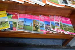 10 Ordnance Survey Land Ranger Maps etc.