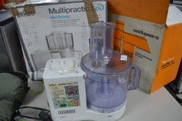 Braun Multipractic Food Processor plus Mulinex Foo