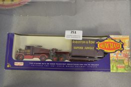 Lledo Showman's Scamell Ballast Box with Trailer a