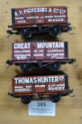 Three Bachmann 00 Four Wheel Wagons