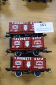 Three Bachmann 00 Four Wheel Wagons 