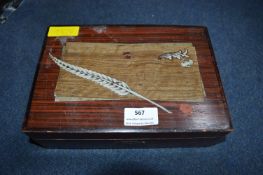 Small Victorian Traveling Writing Slope