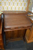 Small Oak Roll Top Desk