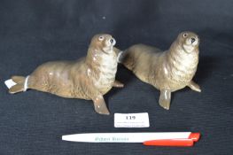 Two Beswick Seals