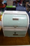 Vintage Double Metal Bread and Cake Bin