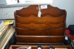 Mahogany Letter Rack