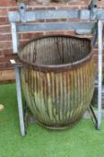 Vintage Galvanised Dolly Tub