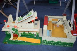 1960's Wooden Fort an a Castle