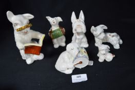 Six Beswick Dogs