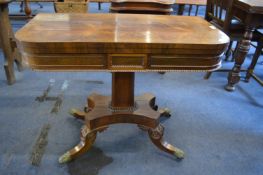 Victorian Mahogany Gaming Table