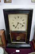 Mantel Clock in Ebonised Case