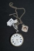 Silver Pocket Watch - Chester 1902, Retailer; A.T. Hopper of Goole