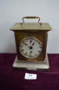 Silver Plated Carriage Clock