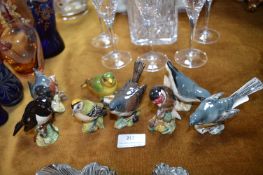 Eight Beswick Birds
