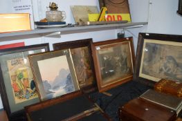 Five Period Framed Prints and Pictures