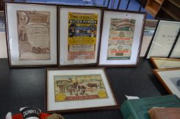 Four Original Hull Advertisements