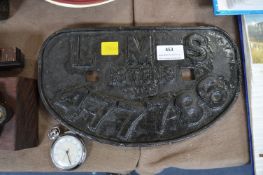 LMS Railway Plaque and Railway Stopwatch