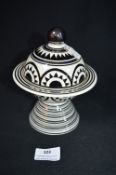 Moorland Chrome Lustre Covered Dish