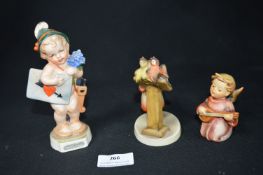Two Goebels and a Friedel Cherub Figures