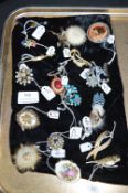 Costume Jewellery Brooches