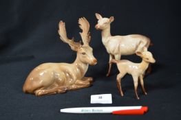 Beswick Reindeer Family