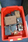 Box of Vintage Camera; Box Brownies, etc.