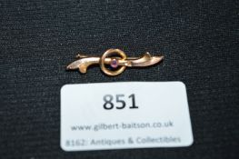 9ct Gold Brooch