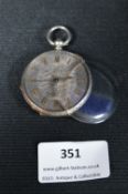 Continental Silver Pocket Watch for Restoration