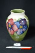 Moorcroft Clematis Pattern Vase