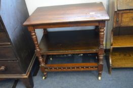 Victorian Mahogany Trolley