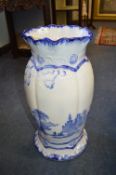 Blue & White Umbrella Stand