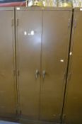 Two Door Metal Office Cupboard 195x75cm