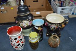 Decorative Vase by Crown Ducal, Royal Doulton, etc.