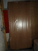 *Oak Faced Solid Wood Door (36,1/2