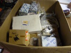 Box of Door & Gate Closers, Handles, etc.