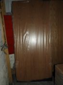*Oak Faced Solid Wood Door (36,1/2