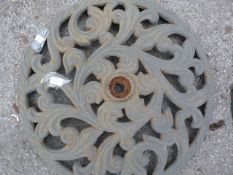 Large Cast Iron Parasol Stand