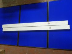 *Two 25mm Aluminium Venetian Blinds 132x60cm