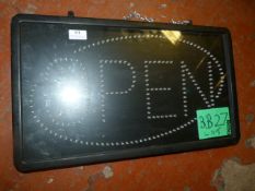 *Open Sign 56x33cm