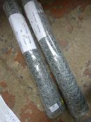 *Two 10x1.6m Rolls of Galvanized Wire Net