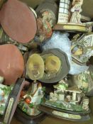 Box of Hoodkins & Nook Village Ornaments