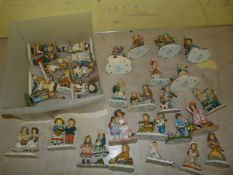 Box of Assorted Christine Hayworth Figurines