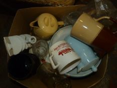 Box of China and Glassware