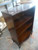 Mahogany Effect Bookshelf