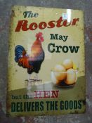 *Reproduction Tin Advertising Sign 70x50cm