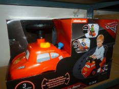 *Lightening Mcqueen Ride-On and Track