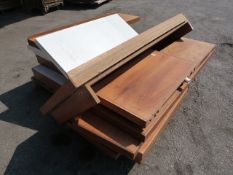 Pallet of Wood Effect Commercial Shelving