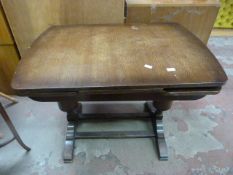 Vintage Oak Extending Dining Table