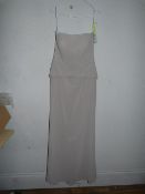 *Size: 12 Grey Bridesmaid Dress